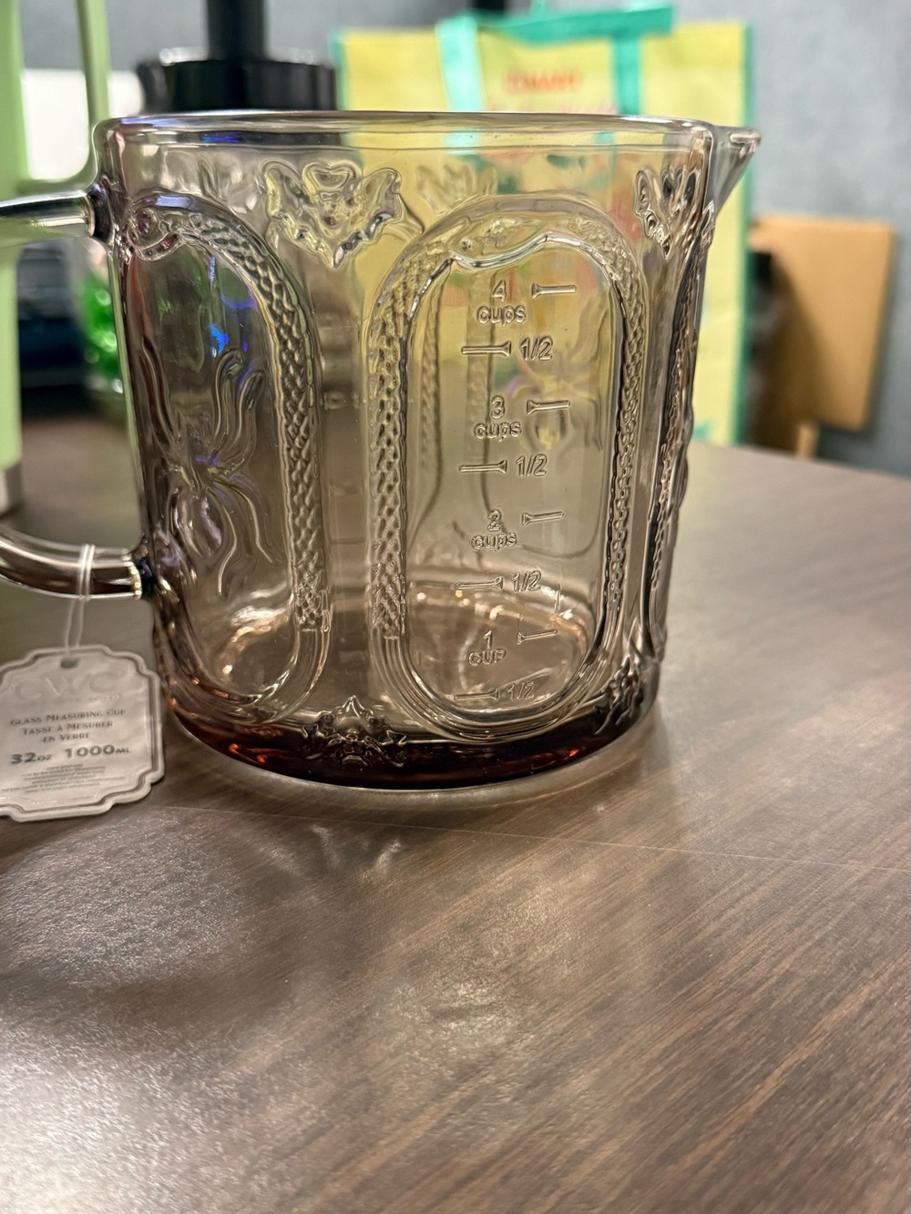 CWC Halloween Glass Measuring Cup 32oz - Picture 2 of 3